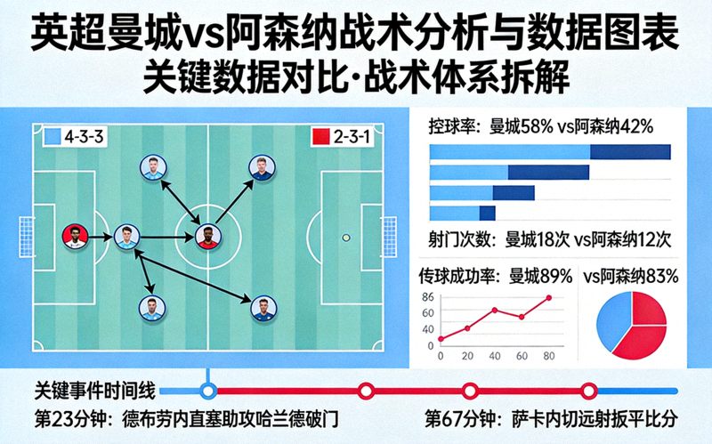 英超曼城对阵阿森纳比赛战术分析与数据图表